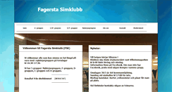 Desktop Screenshot of fagerstasimklubb.se